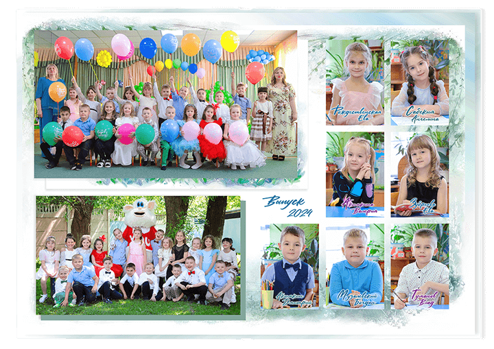 Выпускной альбом для выпускников детских садов . Альбом -  фотокнига "Весна". Фотоальбом  для первоклассников. Альбом для выпускников.