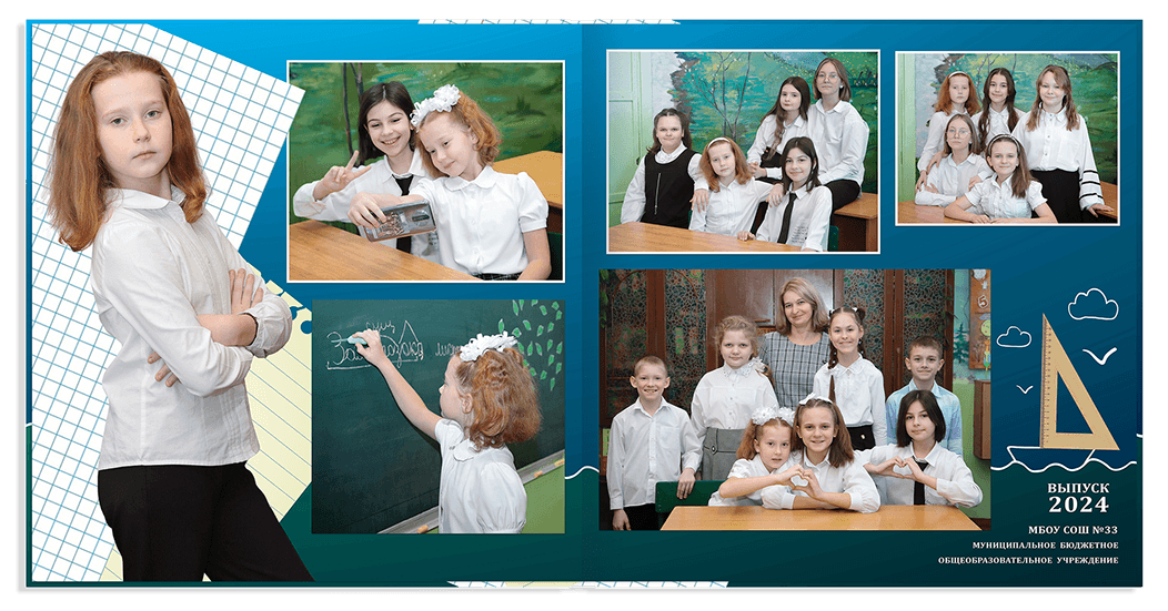 Выпускной альбом для выпускников 1х - 4х классов . Альбом -&nbsp; фотокнига "Кораблик". Фотоальбом&nbsp; для первоклассников. Альбом для выпускников.