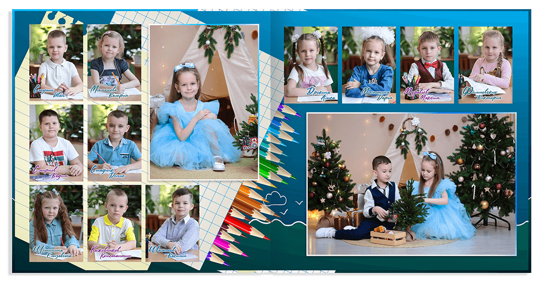 Выпускной альбом для выпускников детских садов . Альбом -  фотокнига "Мыльные пузыри". Фотоальбом  для первоклассников. Альбом для выпускников.