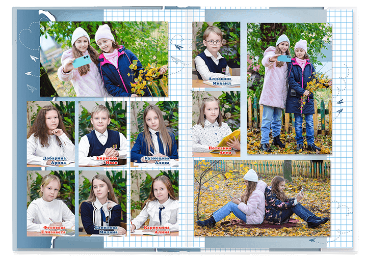 Выпускной альбом для выпускников детских садов . Альбом -  фотокнига "Школьник". Фотоальбом  для первоклассников. Альбом для выпускников.